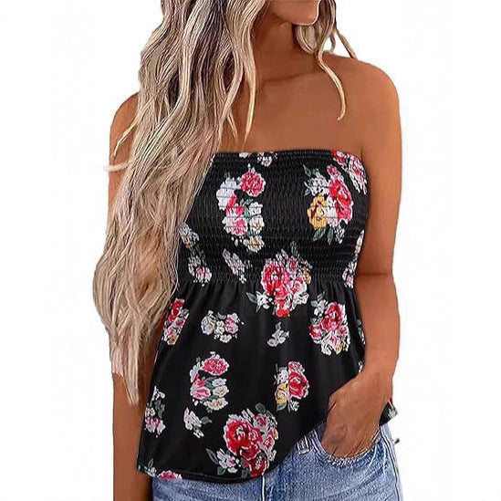 Women's Off-shoulder Short Crop Top