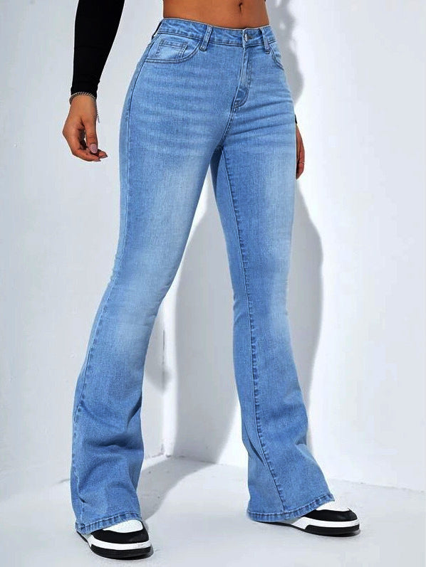 High-waisted Straight-leg Jeans That Are Slimming And Figure-flattering