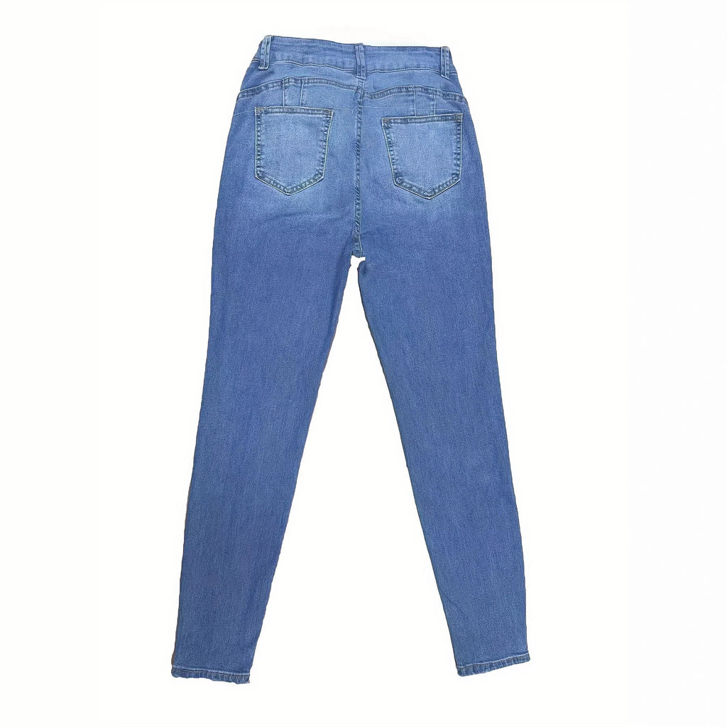 Slim-fit High-waisted Plus-size Jeans