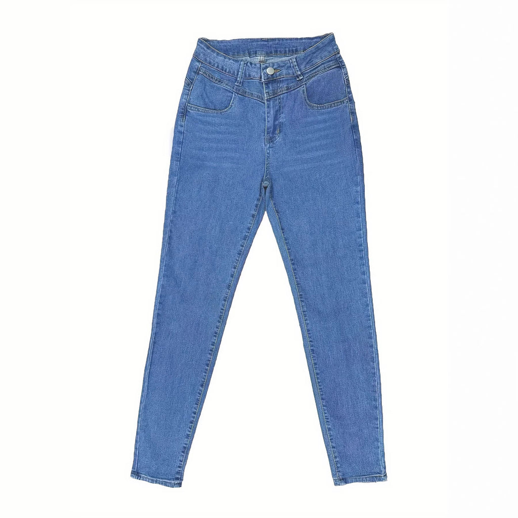 Slim-fit High-waisted Plus-size Jeans